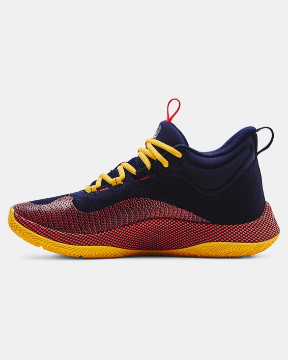 Unisex Curry HOVR™ Splash Basketball Shoes, Blue, pdpMainDesktop image number 1